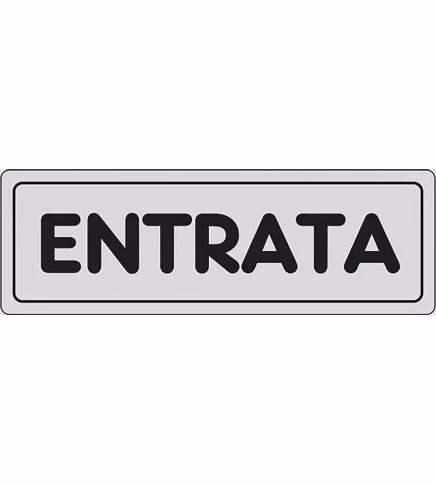 Adesivo Entrata negozi uffici attività commerciali 15CMx5CM