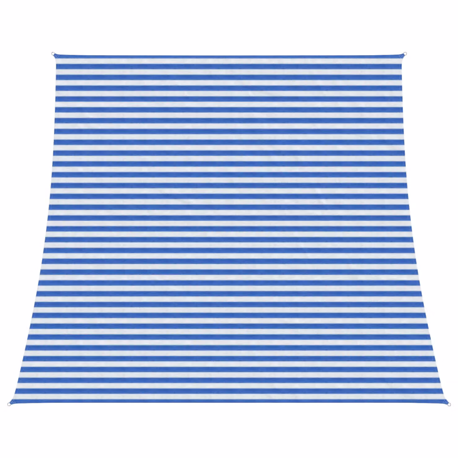 vidaXL Telo Ombra Rettangolare 4/5 x 4 m HDPE Blu e Bianco