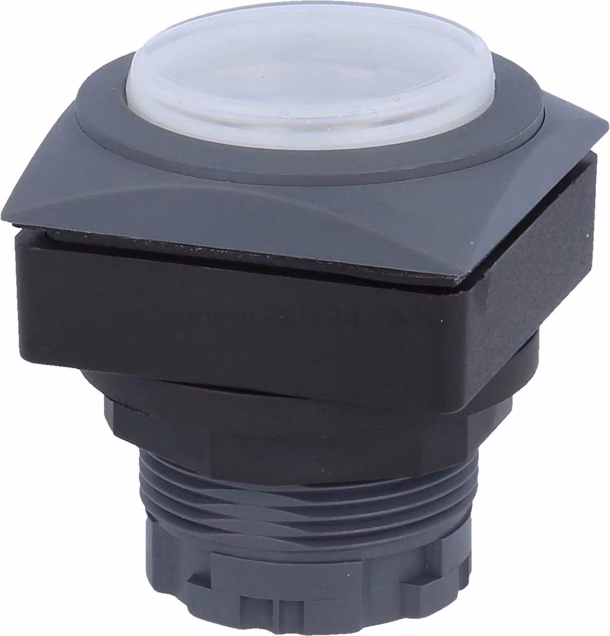 Georg Schlegel Pulsante a membrana illuminabile, quadrato, QUARTEX-R-JUWEL Corsa 6,0 mm - 1 pezzo