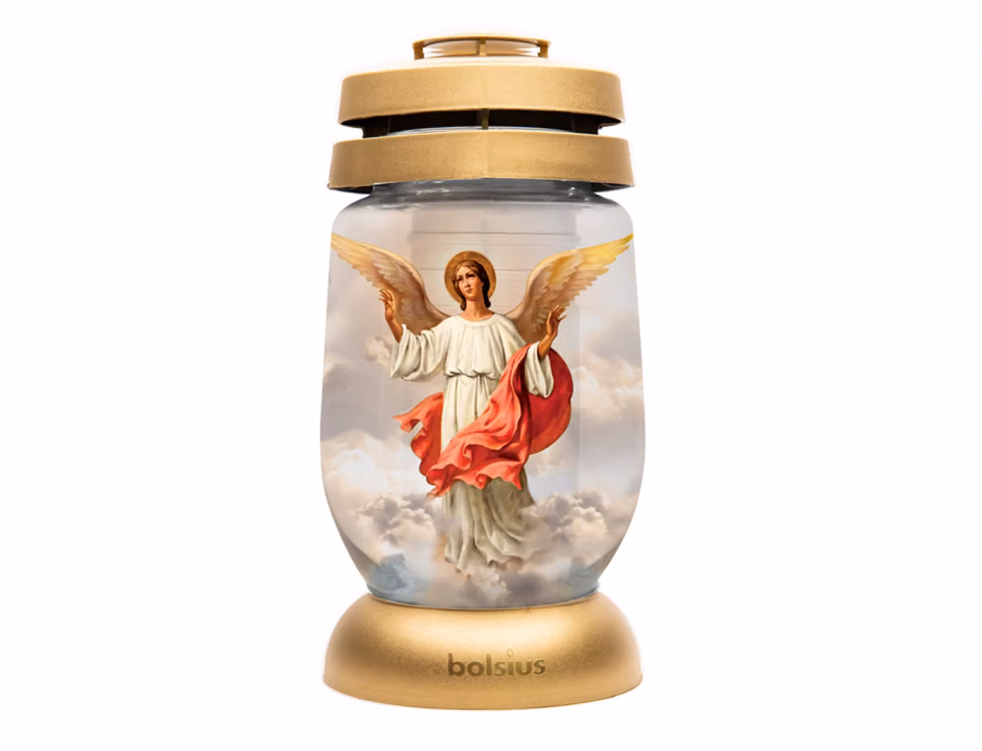 Nohel Garden Cemetery lampada ANGEL vetro 110g d11x22cm