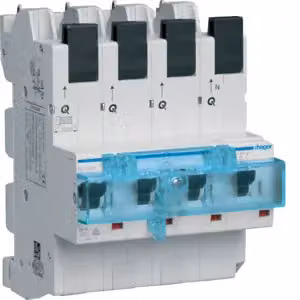 Interruttore SLS a 4 poli 3P+N, caratteristica E, 40 A, per sbarra collettrice QuickConnect