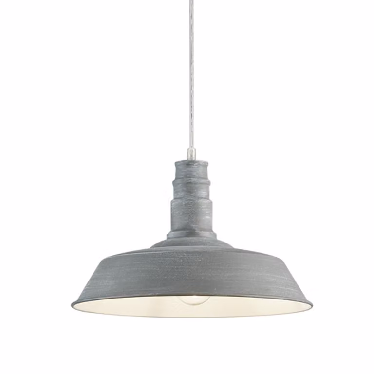 Lampada a sospensione WILL grigia 1xE27x60W in metallo, dimensioni: 150x36x36 cm, IP20, RL