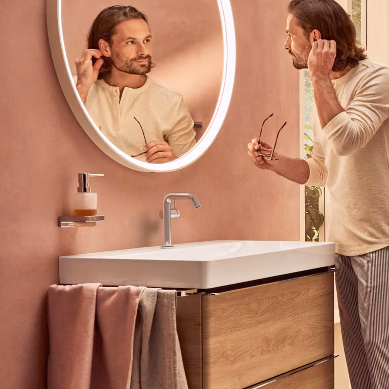 hansgrohe Tecturis S WTM 150 Fine CoolStart senza set di scarico cromato, 1 pz.