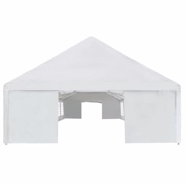 Tenda per feste PE 6x16 m bianco