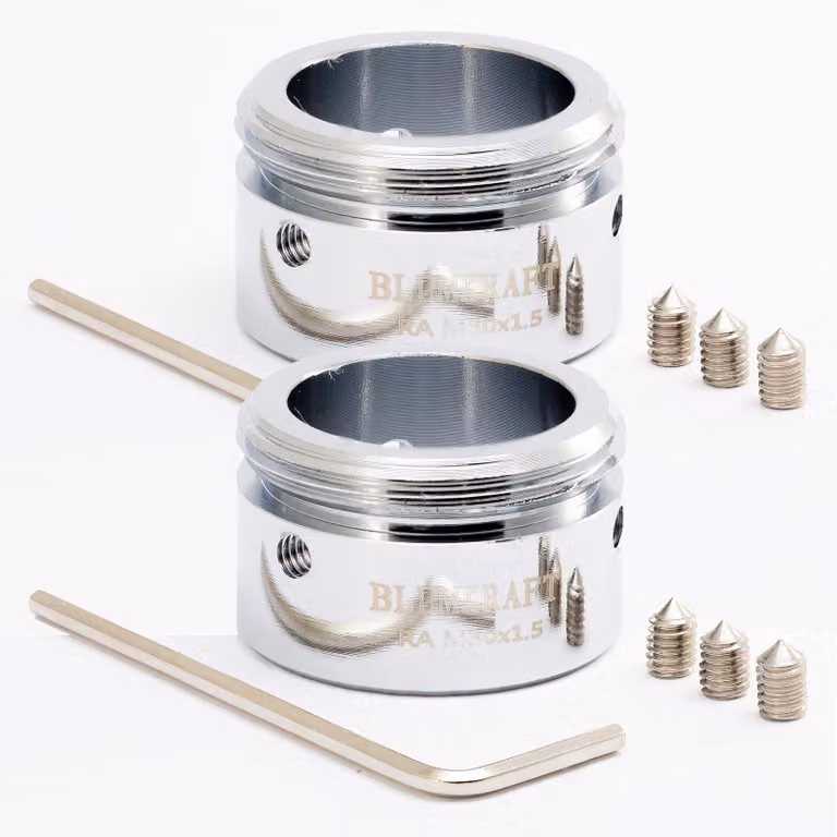 Solidchoice - Set di 2 adattatori per radiatori, filettatura M30 x 1.5