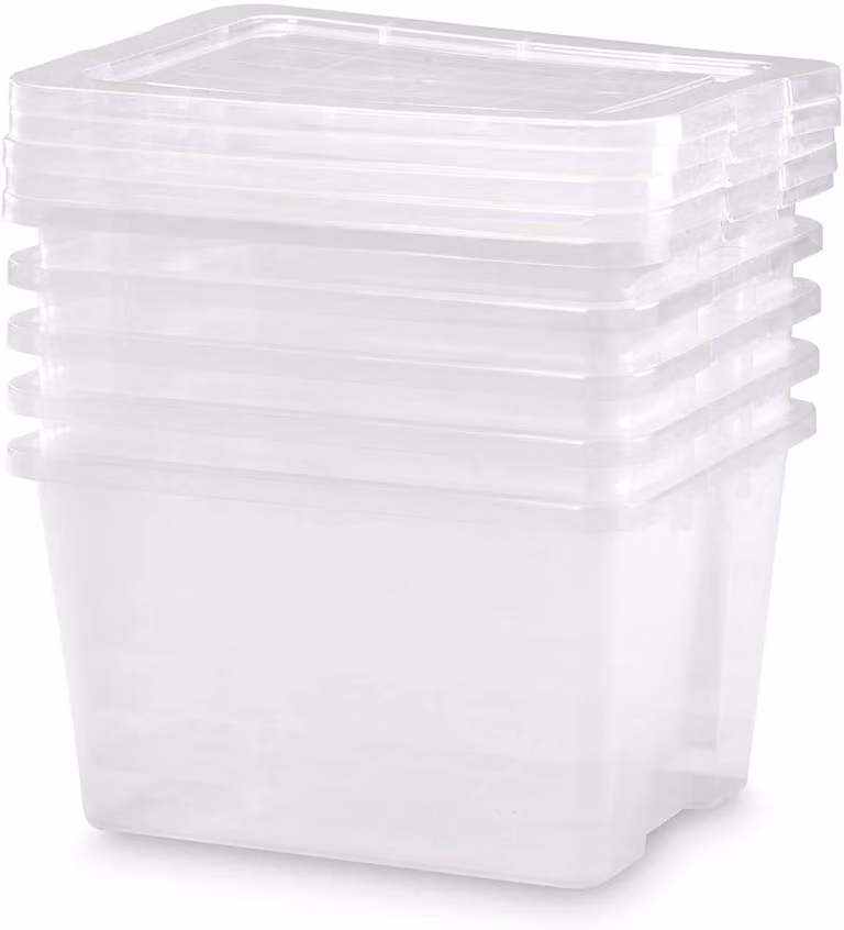 COM-FORT HOUSE Scatole portaoggetti 22 L Pack 5