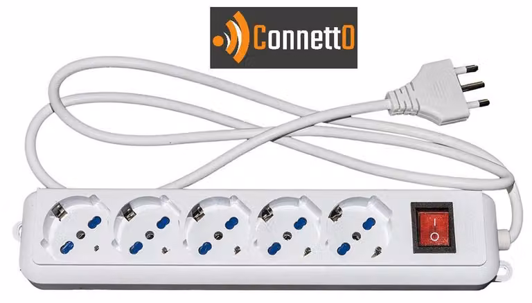 Multipresa UNIVERSAL ITA/SCHUKO, 10/16 A - Presa 16 A con connessione internet