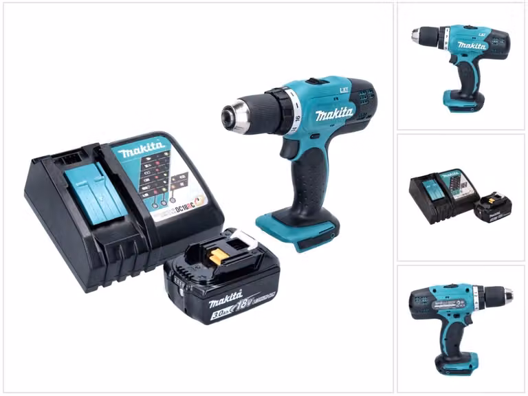 Trapano a batteria Makita DDF 453 RF1 18 V 42 Nm + 1x batteria 3,0 Ah + caricabatterie
