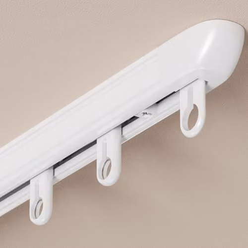 Binario Per Tende In Alluminio Per Montaggio A Soffitto O A Parete