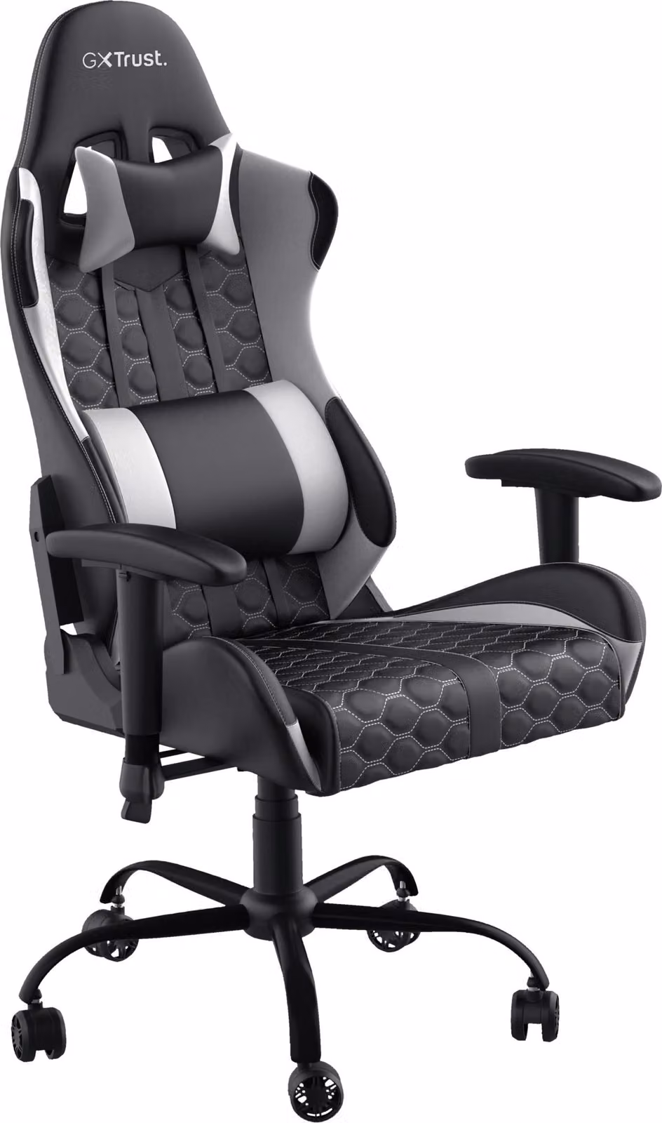 Trust GXT 708W Resto sedia da gioco universale nera, bianca