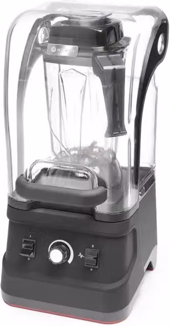 Blender per bar con coperchio antirumore, HENDI, 2,5L, Nero