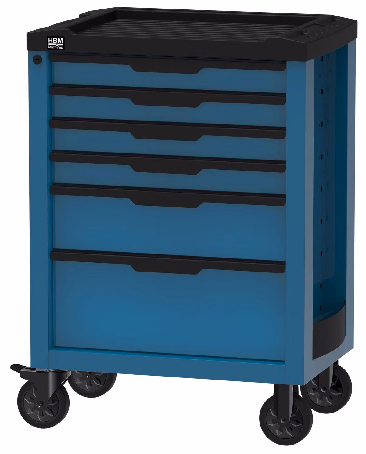 Carrello portautensili HBM 6 cassetti, 76,5 cm, blu