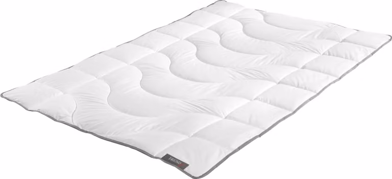 Piumino trapuntato Badenia Trendline Lyocell leggero 155 x 220 cm bianco