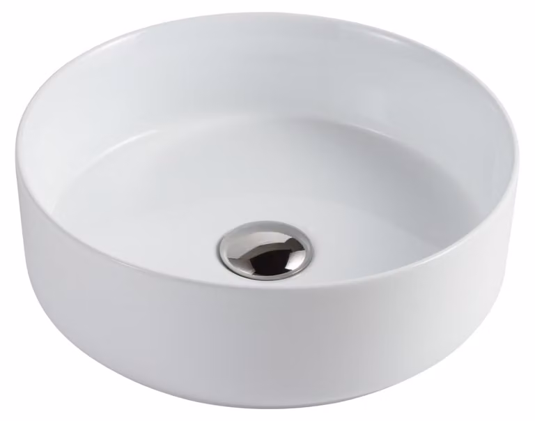 Lavabo cilindrico in Vetroceramica, 12 x 36 cm