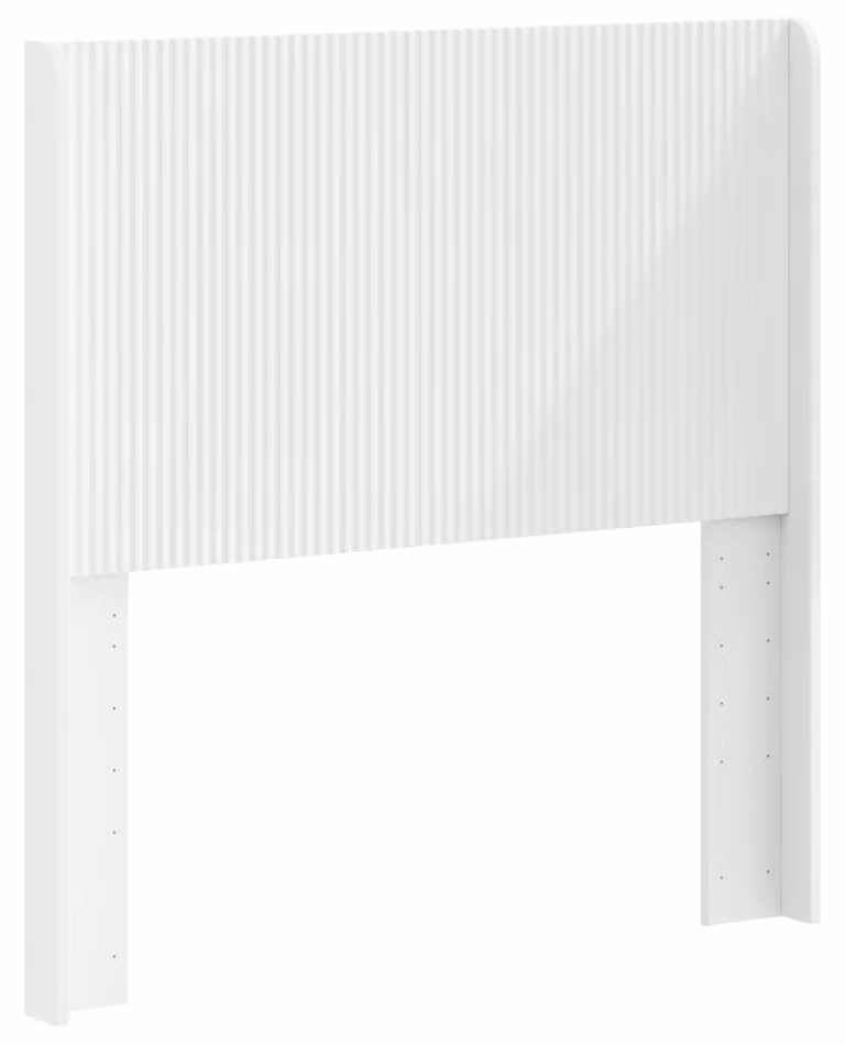 Testiera Letto Bianco Legno ingegnerizzato