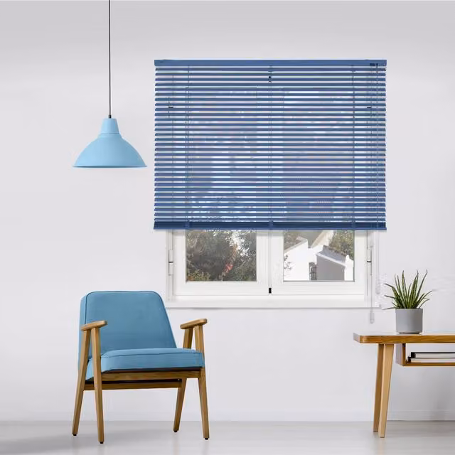 Veneziana in alluminio VIEWTEX 25mm azzurra L: 150 cm, H: 250 cm – 1