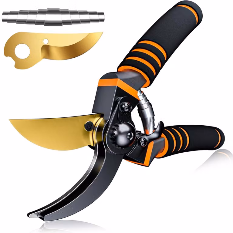Forbici da potatura - Forbice a due lame - 22 cm - Acciaio SK5 - Taglio fino a 3 cm di spessore