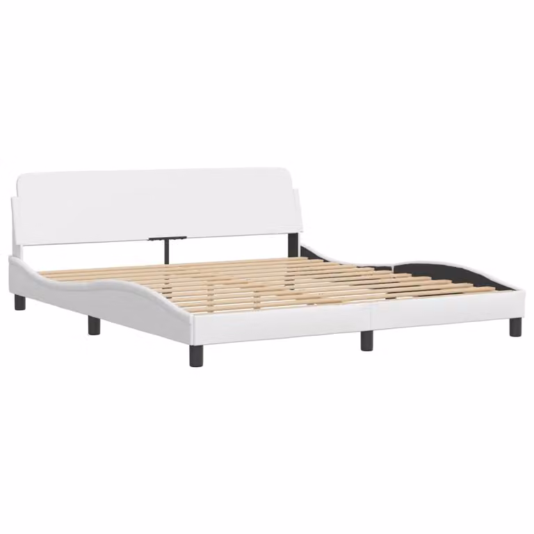 Giroletto Dover Bianco 180x200 cm in Pelle finta