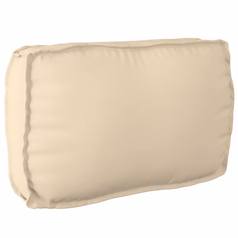 Cuscino vidaXL in tessuto Oxford beige idrorepellente L: 70 cm, P: 40 cm, H: 12 cm