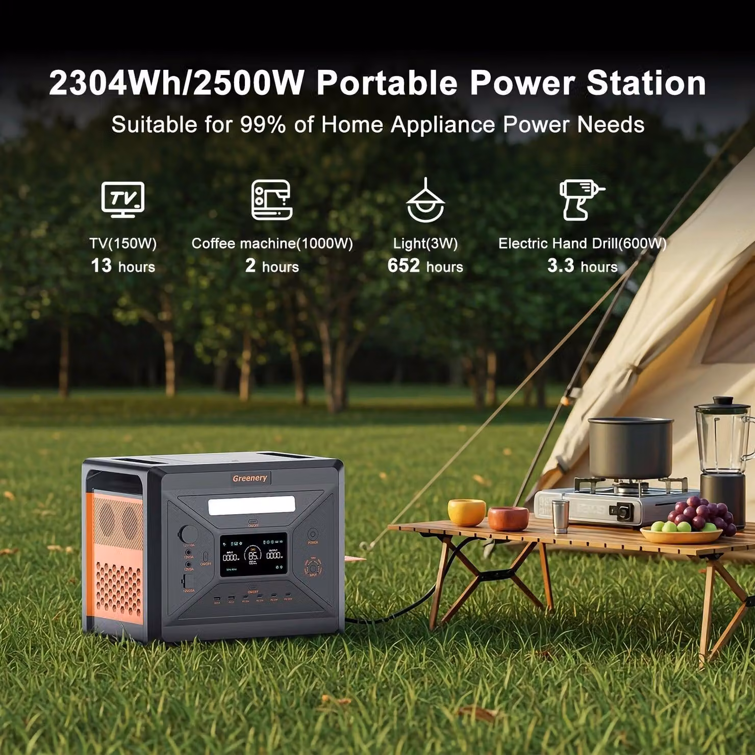 Power bank - Alimentatore portatile - Fonte di energia mobile - Alimentatore di emergenza - Generatore solare