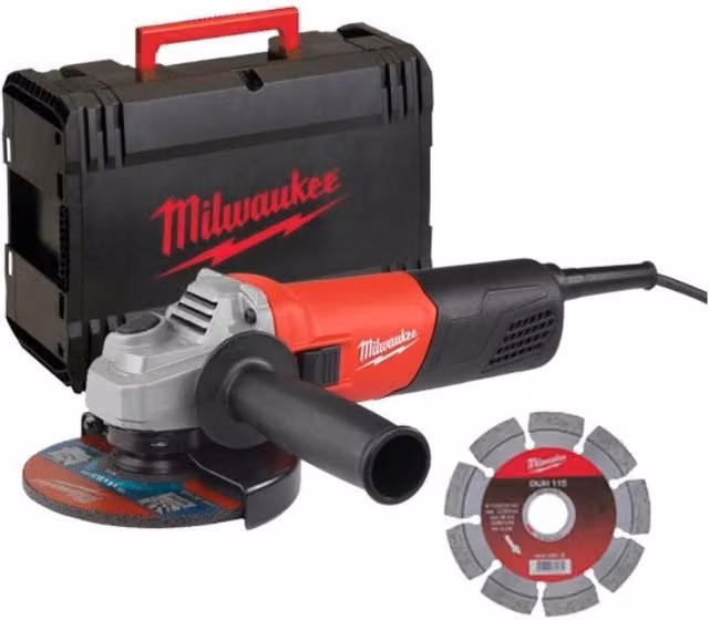 Smerigliatrice Angolare 800W MILWAUKEE AG 800-115 E Con Disco