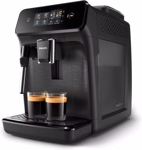 Philips 1200 Serie EP1220/00 Macchina da Caffè Automatica con Display Touch, Colore Nero