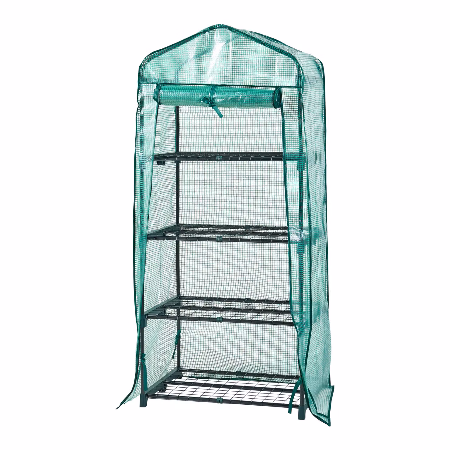 Serra 'Chaam' con 4 ripiani 158x69x49cm Verde