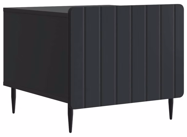 Tavolino da salotto Nero 49 x 50 x 42 cm Legno ingegnerizzato