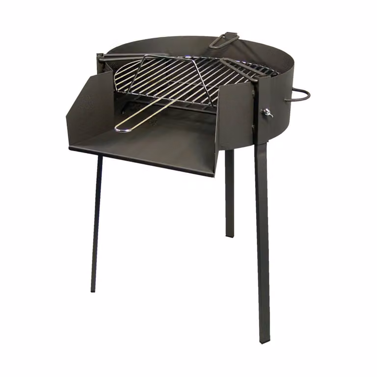 imex el zorro barbecue rotondo con supporto per padella ø50cm