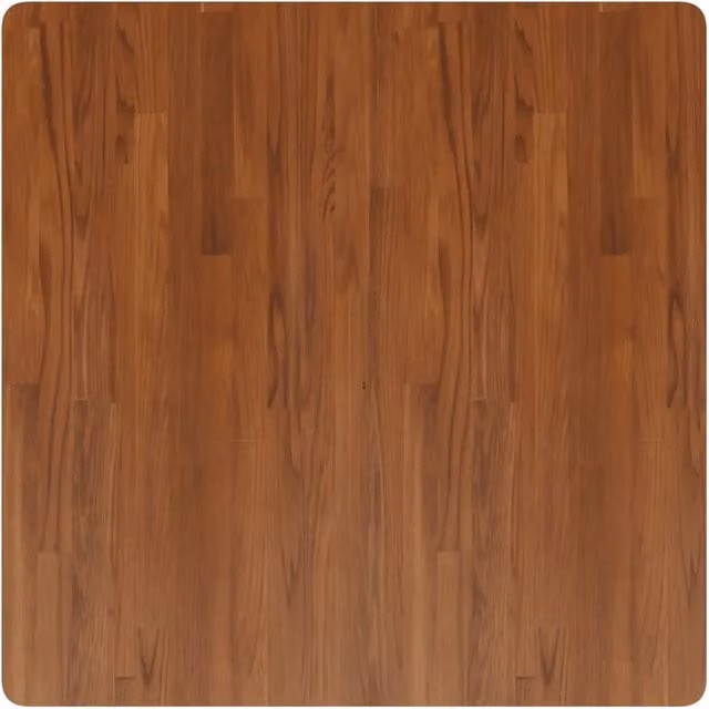 Piano per tavolo quadrato in legno rovere di vidaXL, colore marrone, L 90 cm x P 90 cm x H 1,5 cm – 1