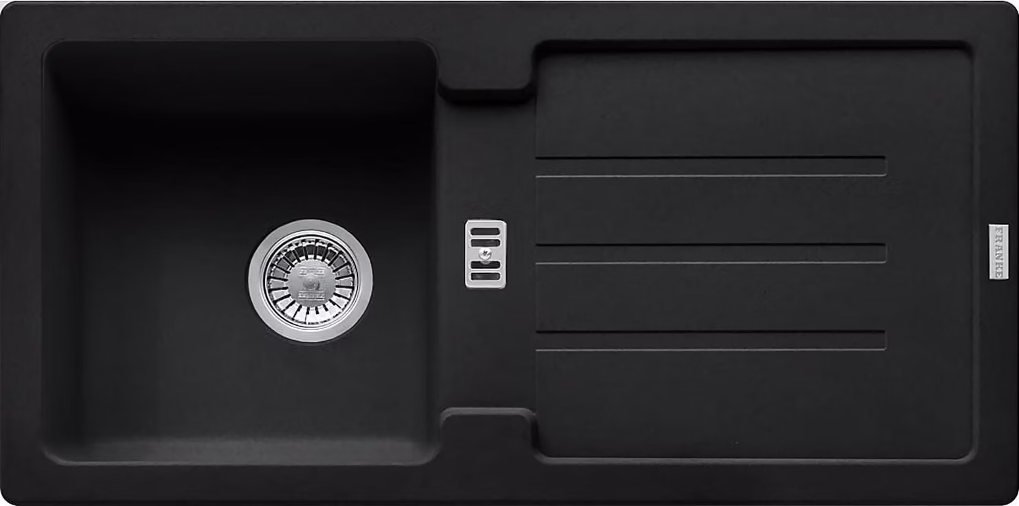 Lavello Franke Strata STG 614 Fragranit Nero Opaco reversibile 1140657826