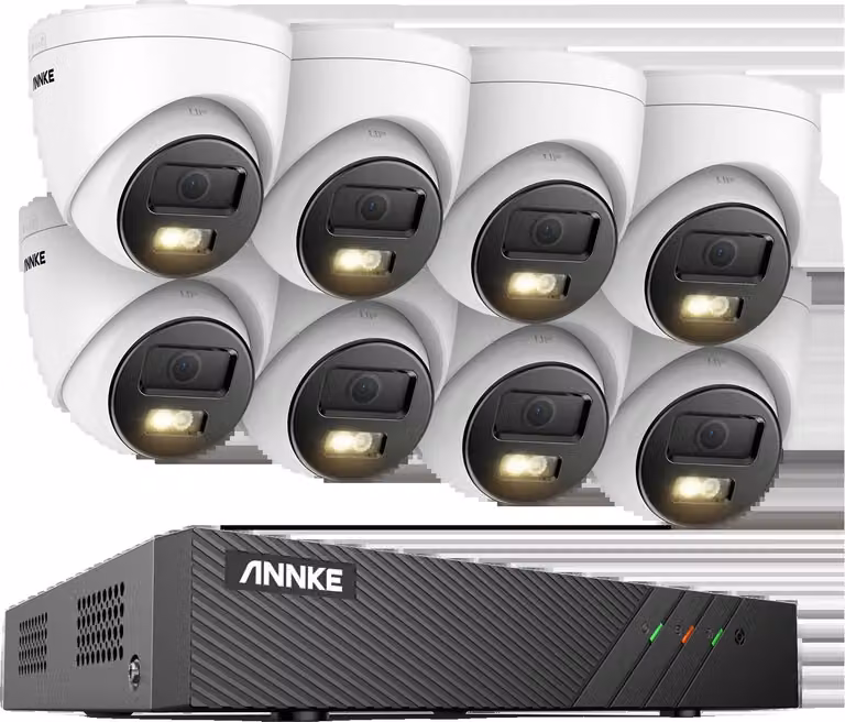 Telecamera di sicurezza, risoluzione 6MP, rilevamento del movimento, telecamera 8CH NVR 8 pezzi, Nessuno