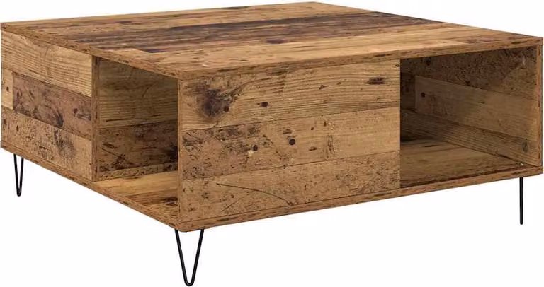 Tavolino da salotto Legno vecchio 80 x 80 x 36,5 cm