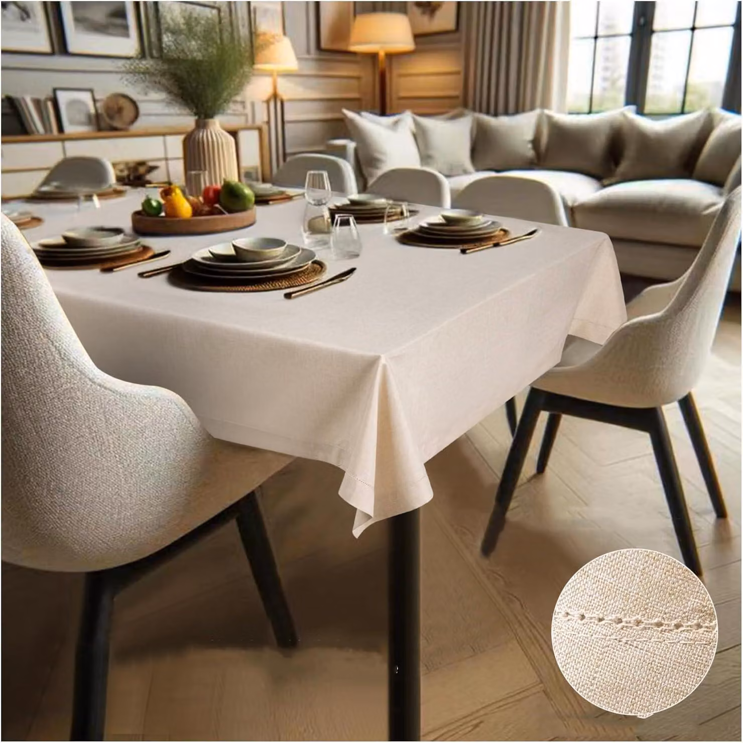 Tavolino beige, realizzato a mano, dimensioni 155 x 400 cm, ideale per la cucina