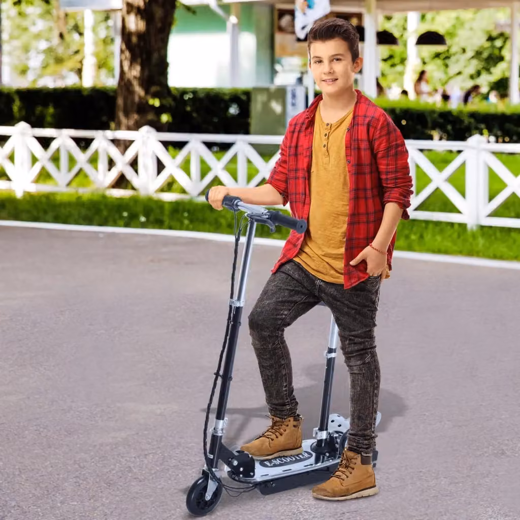 Monopattino Elettrico Benzoni per Bambini con Sella Pieghevole e Altezza Regolabile Nero – 2