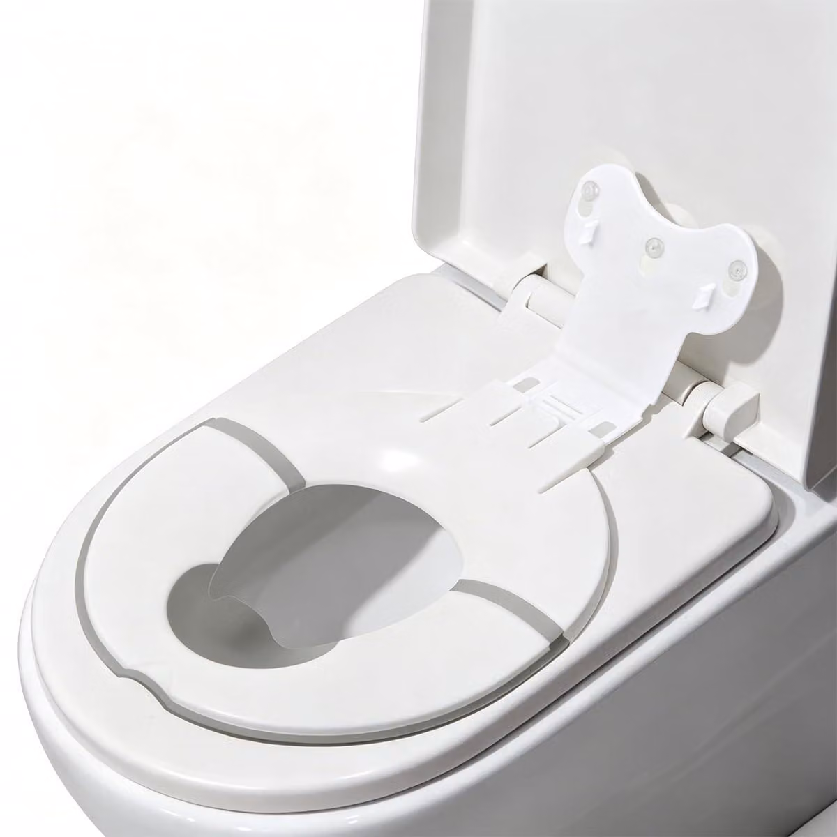 Copriwater pieghevole e portatile con ventosa