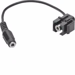 Inserto Hager Keystone per jack stereo da 3,5 mm GMKAUDIO1