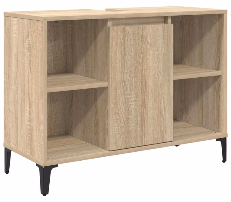 Armadio sottolavello con porta Rovere Sonoma 80 x 33 x 60 cm
