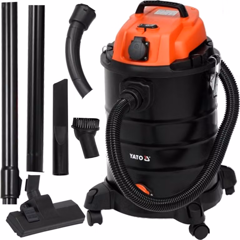 Aspirapolvere a umido e a secco 1400W, 30 litri, aspirapolvere industriale, aspirapolvere multifunzione