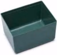 Porta minuteria modulare vaschetta multiuso Terry Verde L: 10,7 cm, P: 13,8 cm, H: 7,9 cm