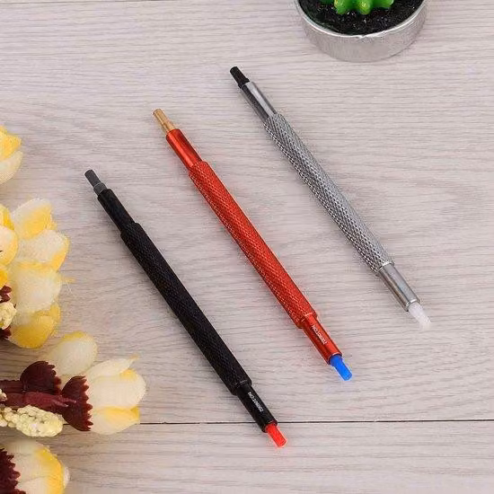 Set di utensili in acciaio inossidabile – 3 pezzi – set di punte e adattatori – resistente – 5 lunghezze – utensili per orologi