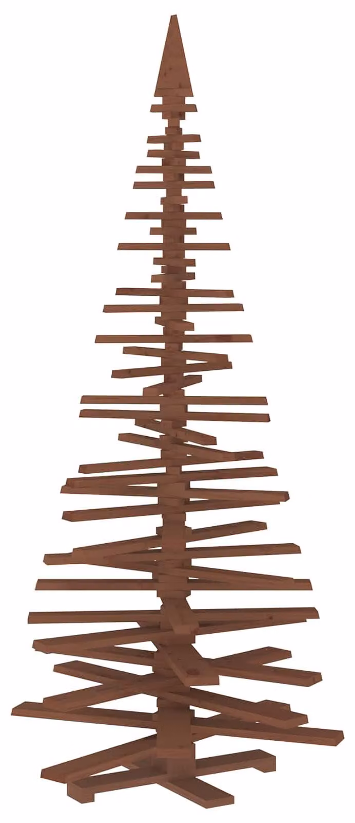 Albero di Natale in legno KOTKA, 240 cm, realizzato in legno massello di pino
