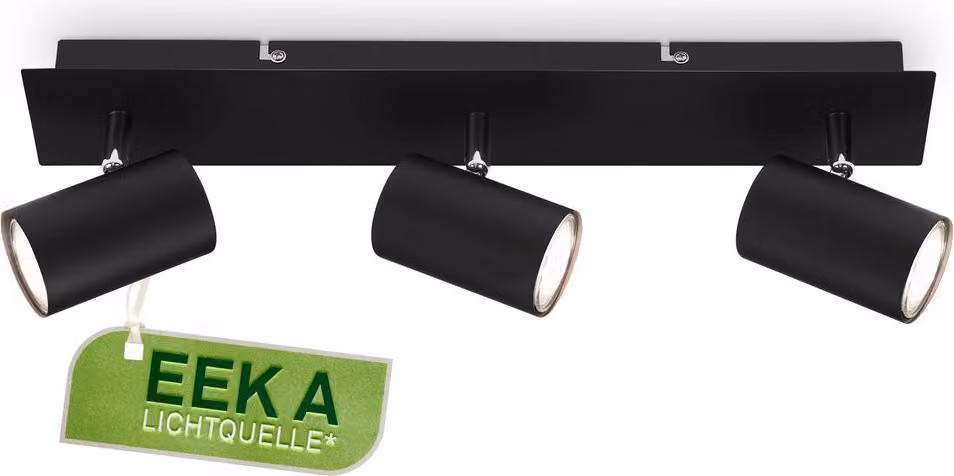 Lampada da letto Interruttore on/off flessibile E14 25 W nero-oro metallo Briloner