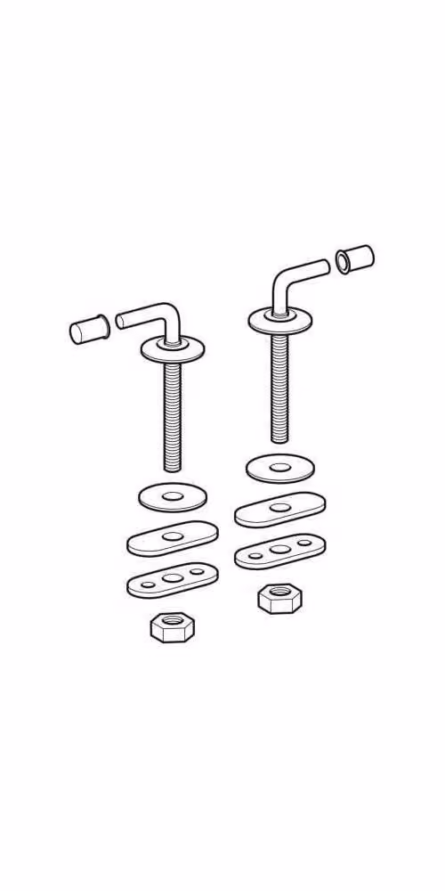 Cerniera in acciaio inox per sedile WC 573370/573371/573372/573373