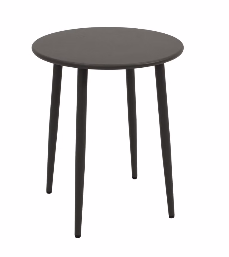 DEGAMO tavolo bistrot da giardino DENVER 60cm rotondo, metallo antracite