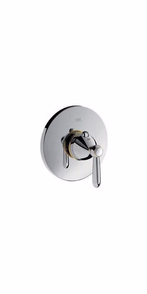 hansgrohe AXOR CARLTON maniglia a croce per miscelatori a 2 maniglie, acciaio inox freddo