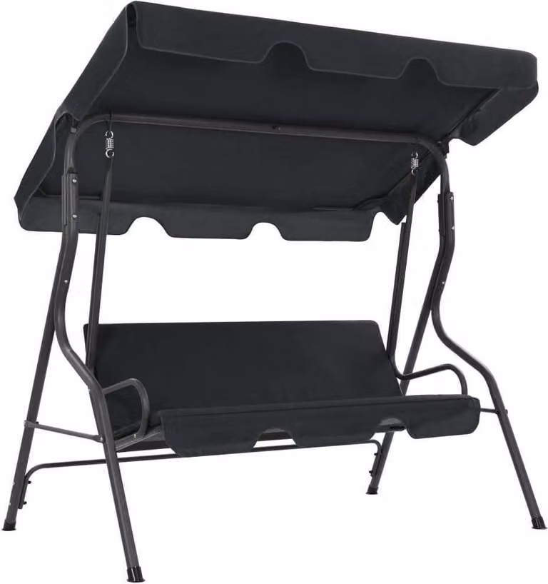 The Living Store Hollywood swing antracite 170×110×153 cm