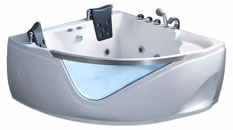 Whirlwanne Whirlpool Blubberbad Hydromassagewanne Spa-Bad 150x150 cm