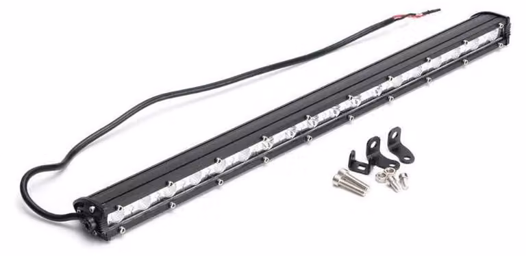 Barra LED slim ad alta potenza da 49,5 cm con illuminazione combinata da 54 W, 18 LED, 12 V/24 V, ATV, Jeep, 4x4, fuoristrada