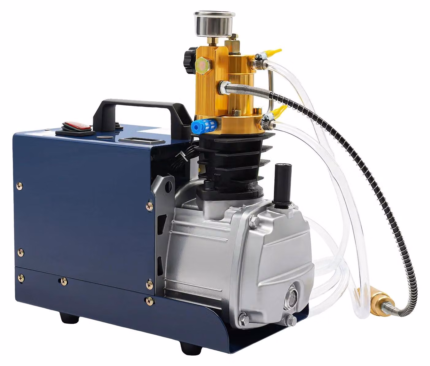 Compressore d'aria, uscita ad alta pressione, sistema di raffreddamento a acqua, 220V, conforme agli standard UE